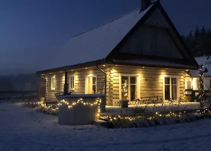 Dom Z Bieszczad Na Kaszubach - Caloroczny Dom Z Balia Ogrodowa 度假居 Kowalewo (Wejherowo)